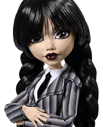 Monster High x Wednesday Muñeca Wednesday Addams