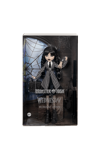Monster High x Wednesday Muñeca Wednesday Addams - Imagen 3