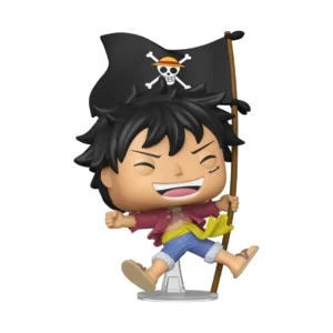 Funko POP! One Piece - Monkey D. Luffy with Flag (Exclusive)