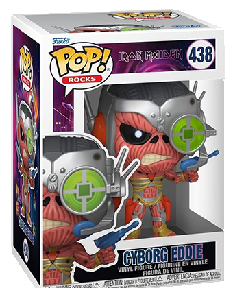 Funko POP Iron Maiden Cyborg Eddie Oficial