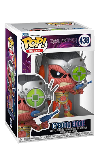 Funko POP Iron Maiden Cyborg Eddie Oficial