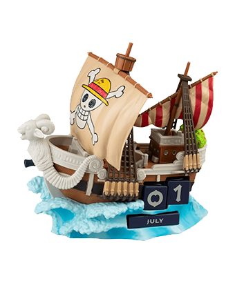 CALENDARIO PERPETUO 3D ONE PIECE NETFLIX GOING MERRY