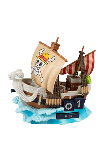 CALENDARIO PERPETUO 3D ONE PIECE NETFLIX GOING MERRY