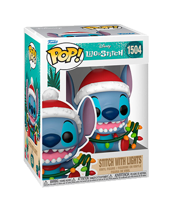 Funko POP Holiday Stitch with Lights Disney Oficial