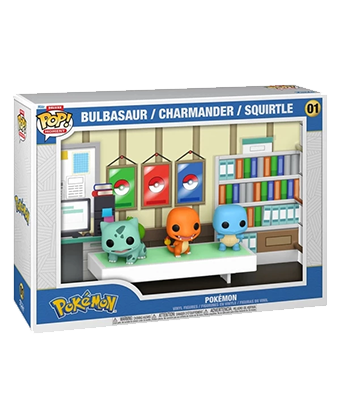 Funko POP! Moment Deluxe Pokémon Starters (1996) | Figura Coleccionista