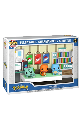 Funko POP! Moment Deluxe Pokémon Starters (1996) | Figura Coleccionista
