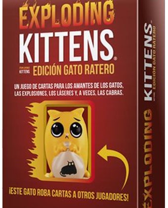 (RESERVA) Exploding Kittens Ed. Gato Ratero | Juego de Mesa
