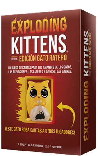 (RESERVA) Exploding Kittens Ed. Gato Ratero | Juego de Mesa