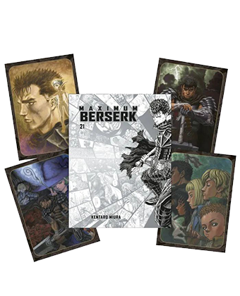 Berserk Maximum 21 Portada Alternativa + 4 Postales | Kentaro Miura