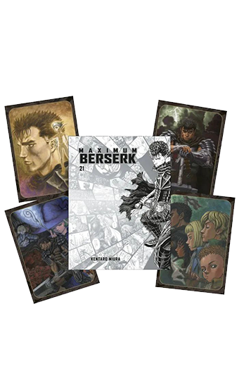 Berserk Maximum 21 Portada Alternativa + 4 Postales | Kentaro Miura