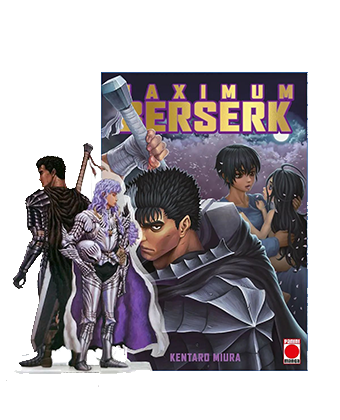 Berserk Maximum 21 Logo Dorado + Figura | Kentaro Miura