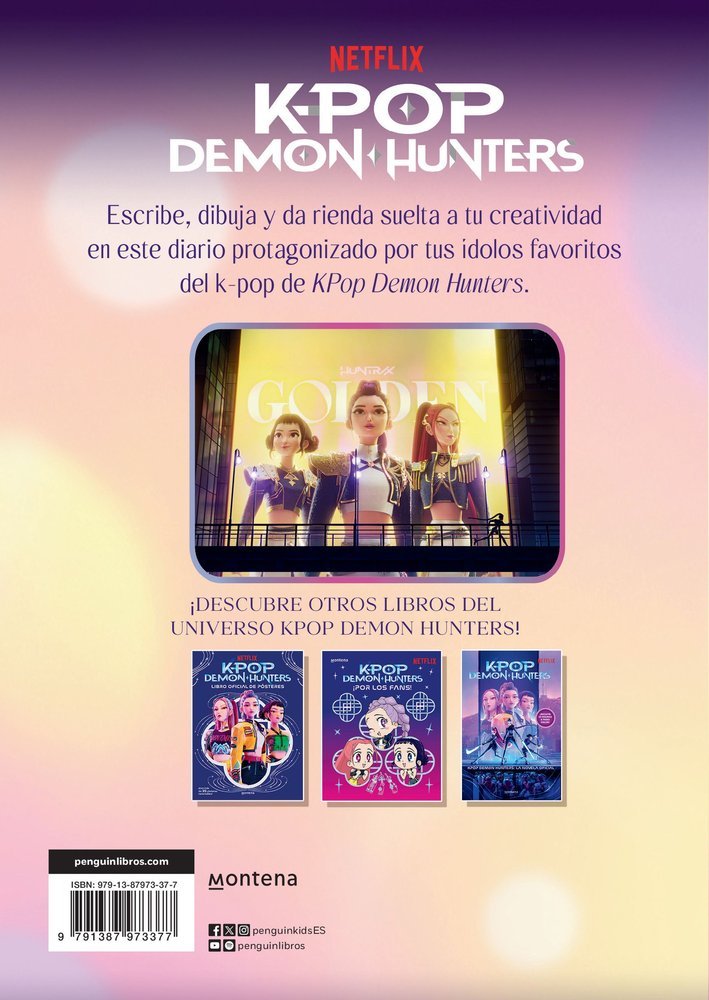 KPop Demon Hunters Mi Diario Golden Diario Oficial | Edición Oficial - Imagen 2
