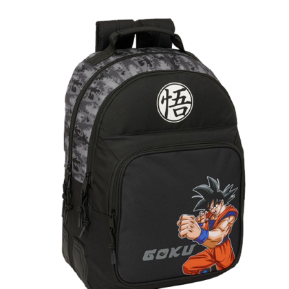 Mochila Doble Cantoneras Adapt a Carro Dragon Ball | Mochila Oficial