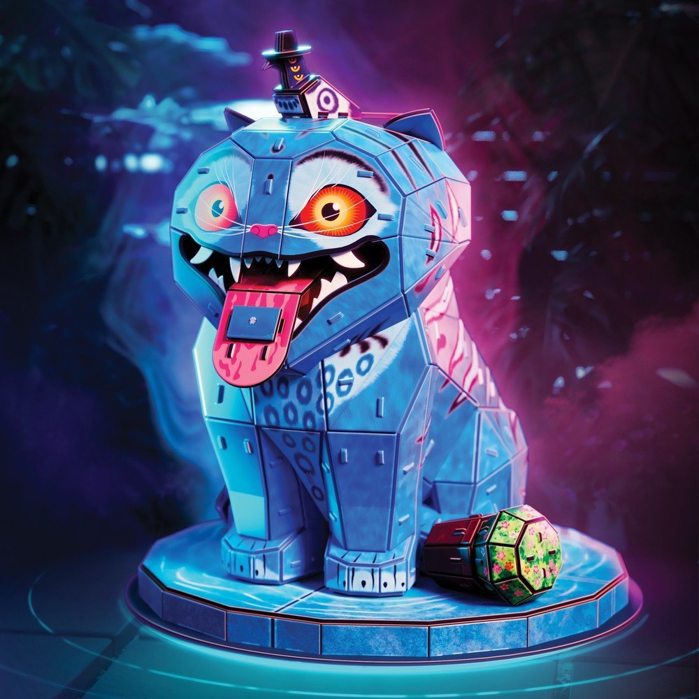 Piezas del puzzle 4D Build K-Pop Demon Hunters Derpy
