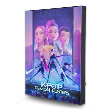 Canvas con luz K-Pop Demon Hunters de Huntr/x