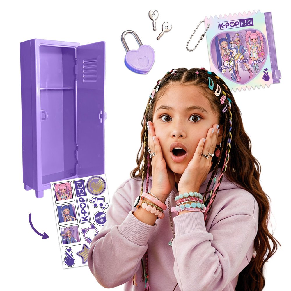 Photocard y llavero del K-POP Idol Locker