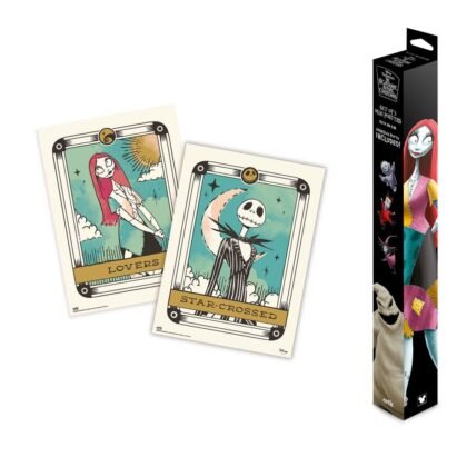Minipósteres Pesadilla antes de Navidad: Jack Skellington y Sally