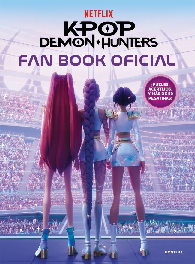 Portada K-Pop Demon Hunters Fan Book Oficial en español