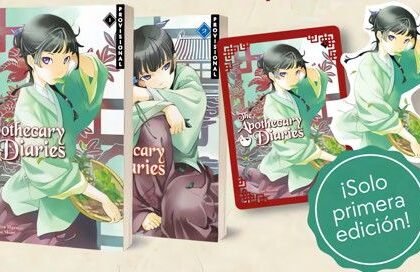 Pack Los diarios de la boticaria novelas originales 01 y 02 con imán y postal