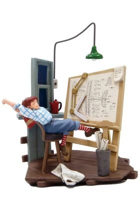 FIO (SLEEPLESS) MODEL KIT PORCO ROSSO STUDIO GHIBLI ESCALA 1/48
