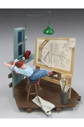 FIO (SLEEPLESS) MODEL KIT PORCO ROSSO STUDIO GHIBLI ESCALA 1/48 - Imagen 3