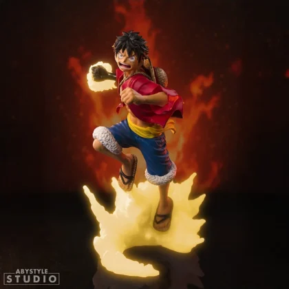 Figura Luffy One Piece de ABYstyle que brilla en la oscuridad