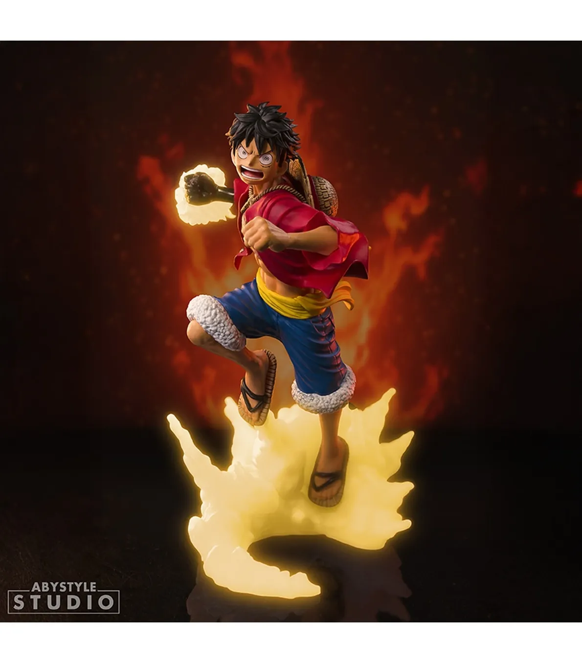 Figura Luffy One Piece de ABYstyle que brilla en la oscuridad