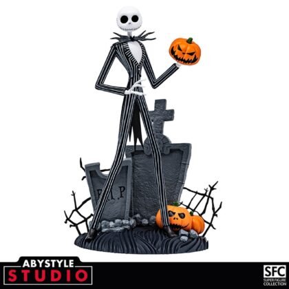 Figura de Jack Skellington con base de Halloween Town, ABYstyle